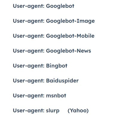 User-Agent در فایل robots.txt