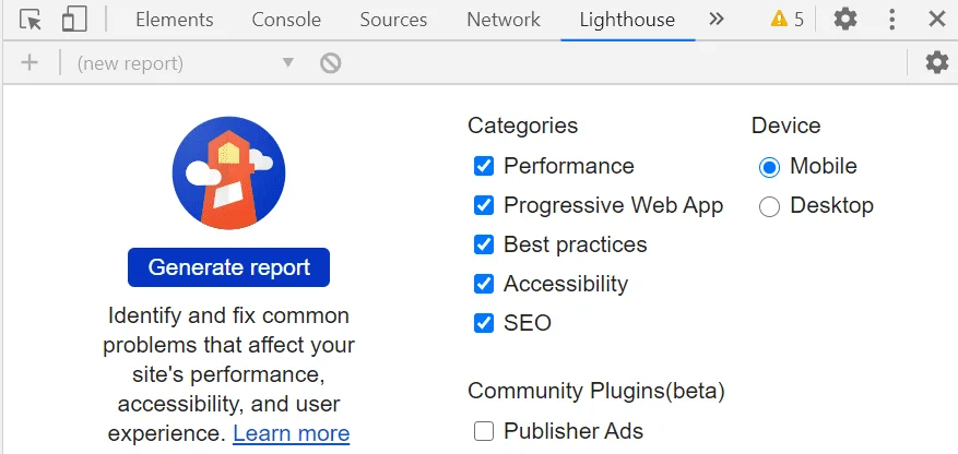 lighthouse Report