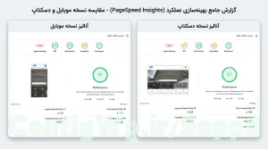 نتایج خدمات افزایش سرعت سایت