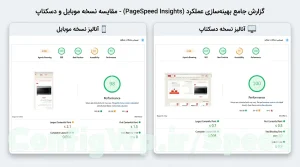 نتایج خدمات افزایش سرعت سایت