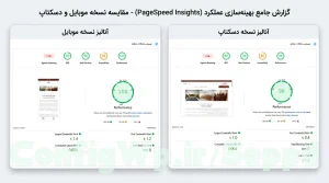 نتایج خدمات افزایش سرعت سایت